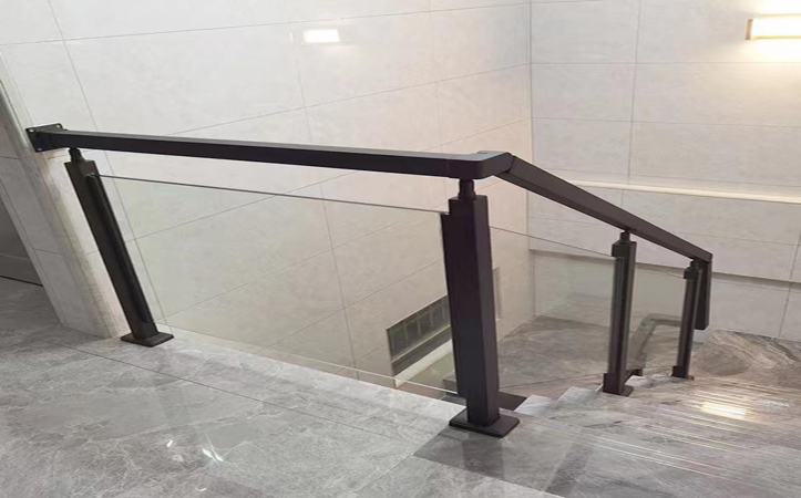 Stainless steel column glass guardrail3