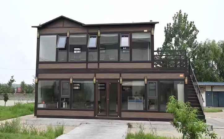 Two Story Container House1