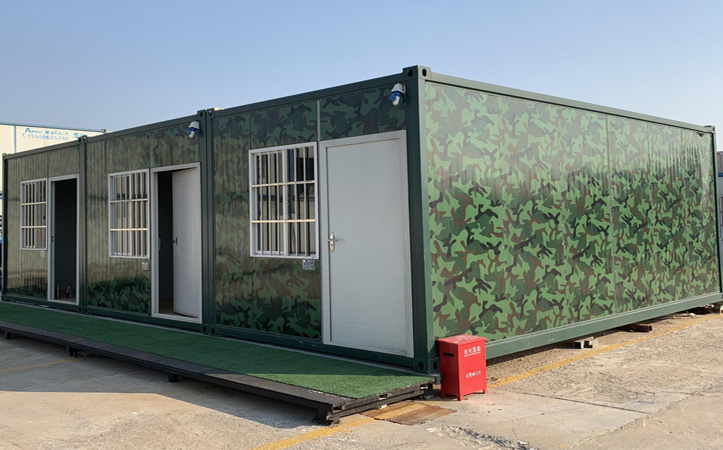 camouflage camping container house1