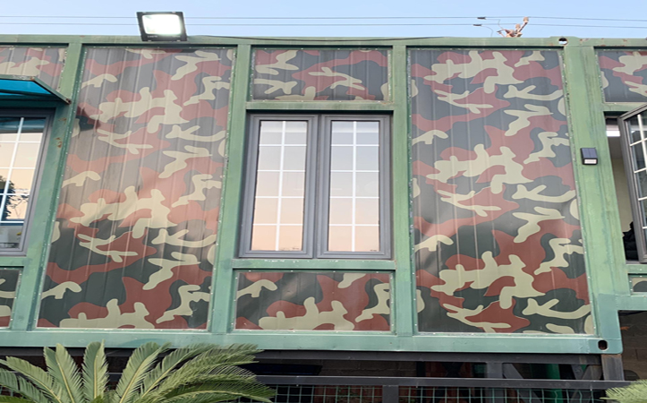 camouflage camping container house6
